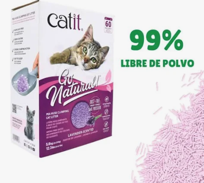 Arena Sanitaria Lavanda Catit Go Natural