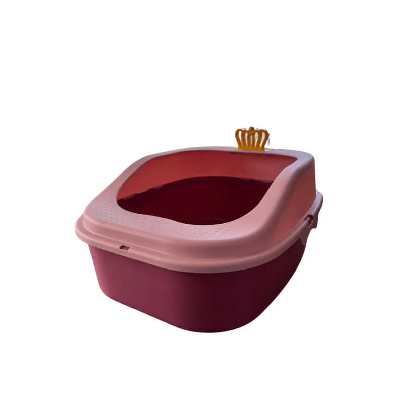 Arenero Abierto para Gato Rosado