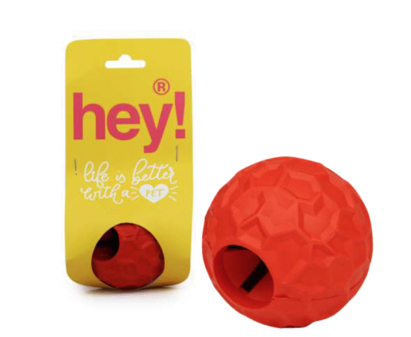 Juguete Masticable Dispensador de Comida Hey! Para Perros