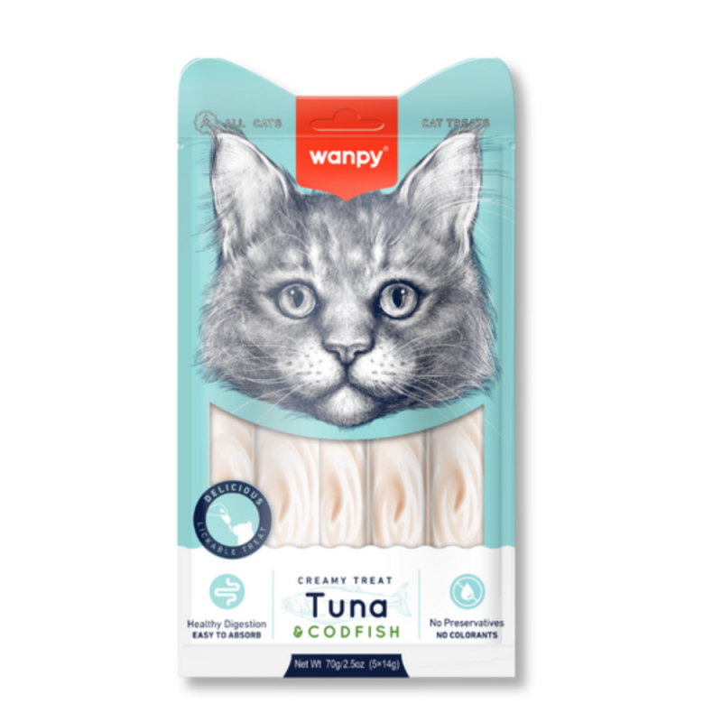Snack Wanpy Creamy Treat Tuna & Codfish
