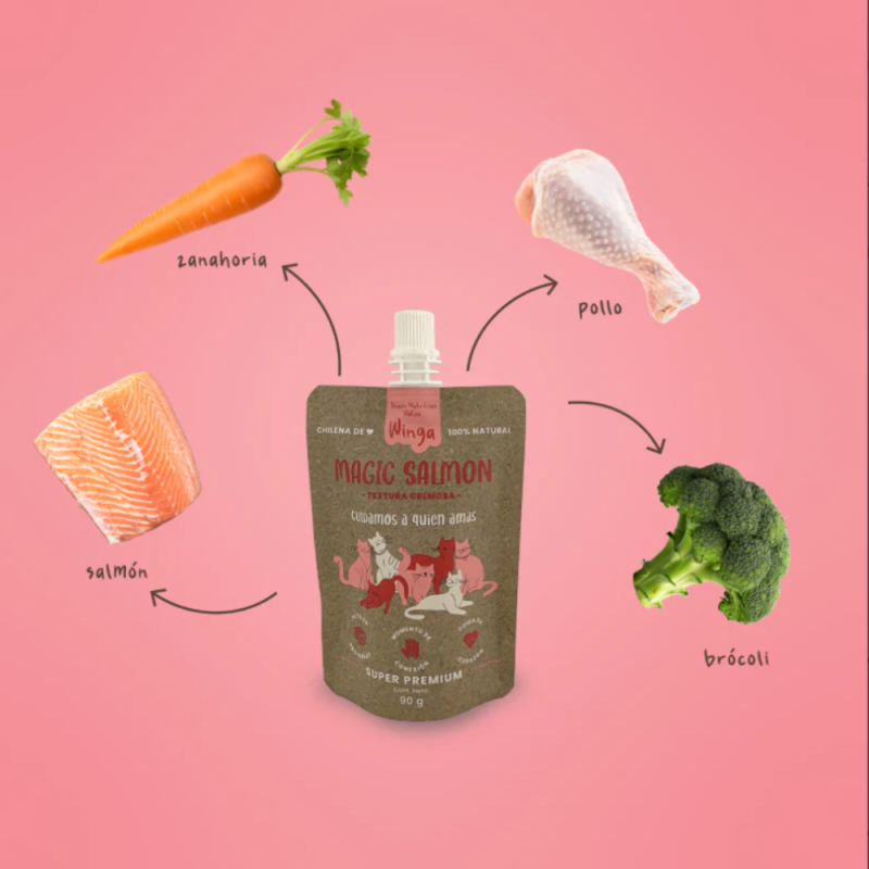 Magic Salmon para gatos 2