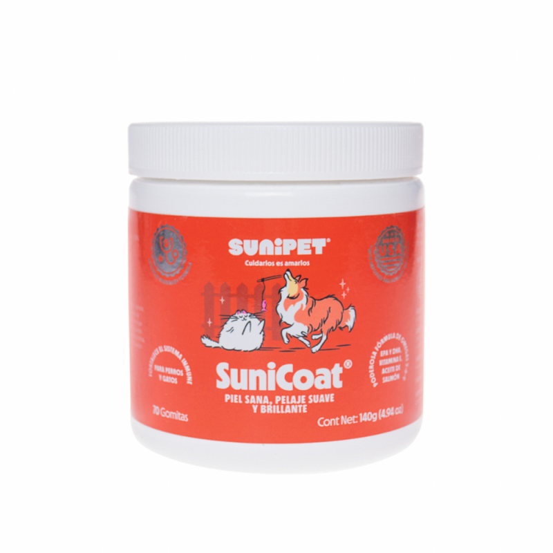 Suplemento SuniCoat Piel y Pelaje para Perros y Gatos